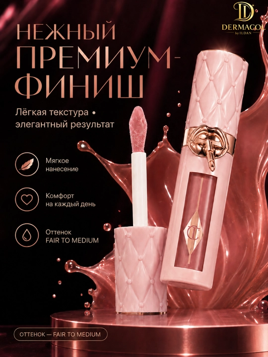 Сияющий блеск-плампер для губ Charlotte Tilbury Big Lip Plumpgasm Fair Medium