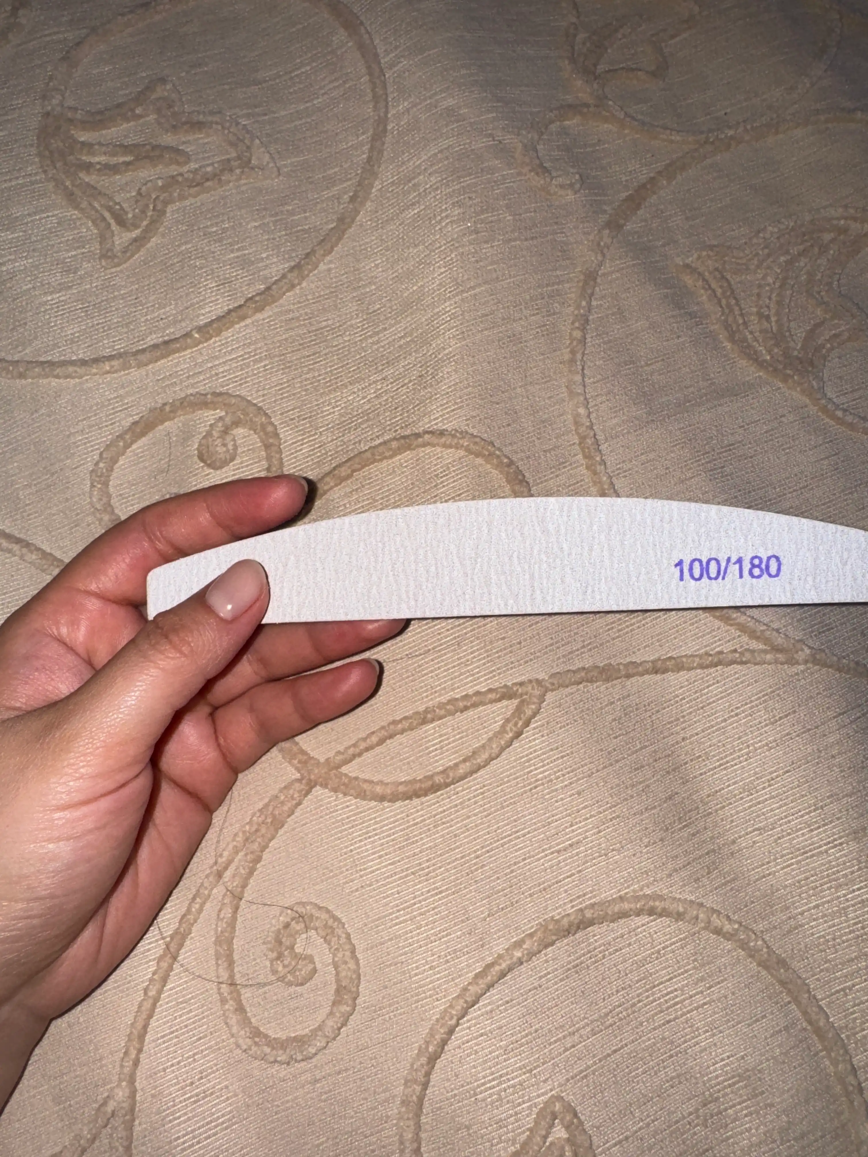 Пилка для ногтей овальная 100 180, 180 240