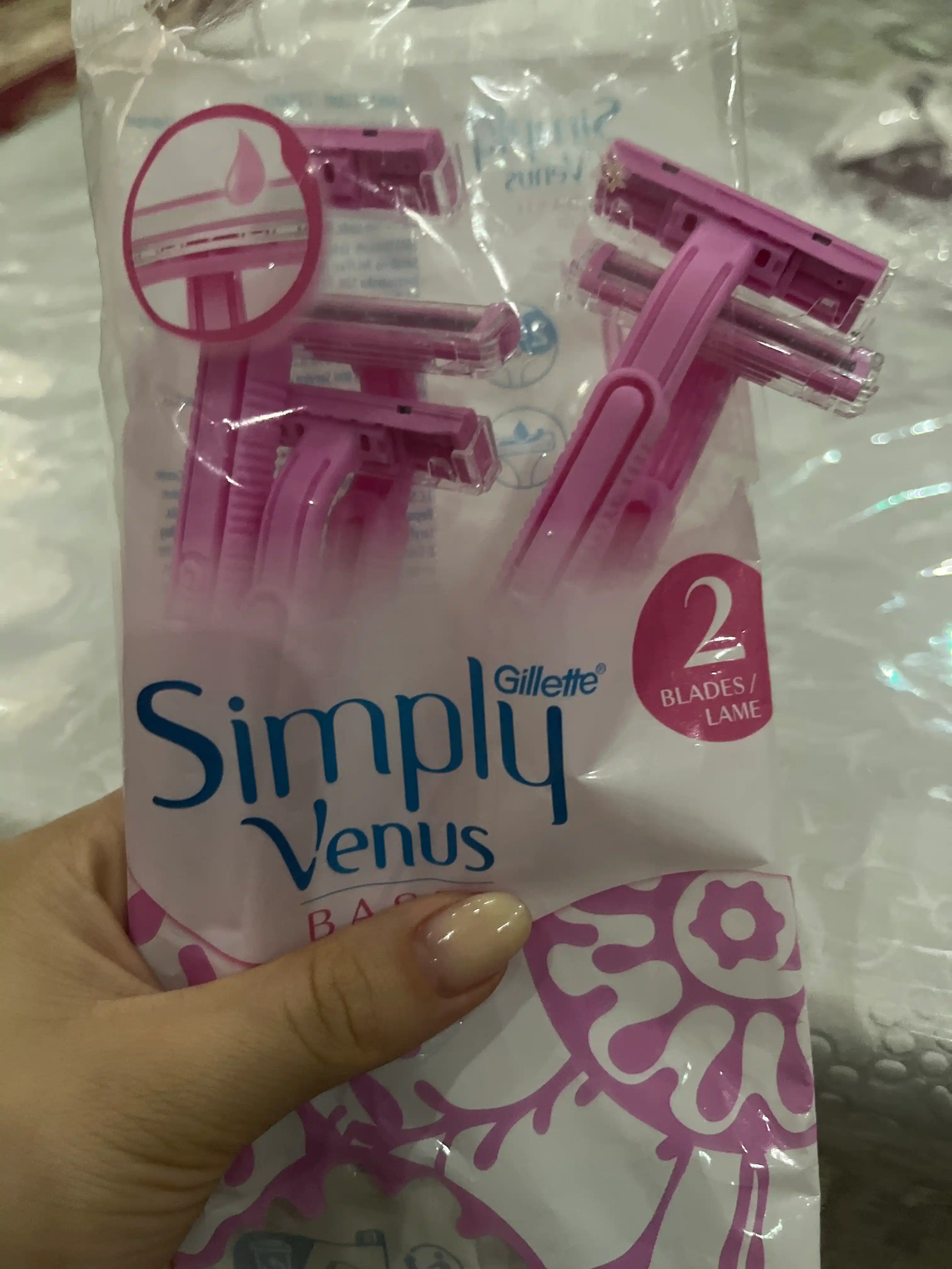 Gillette Simply Venus2 Basic Одноразовая бритва для женщин, 5шт
