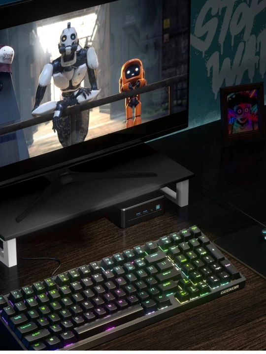 GK100S Mechanical Gaming klaviatura, RGB yoritgichli, USB, multimedia tugmalar