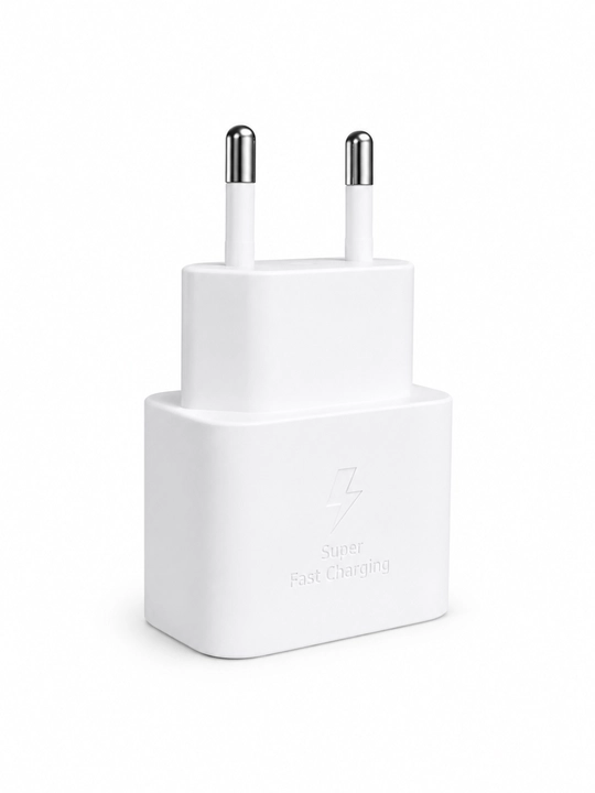Samsung 25W Type-C quvvatlash qurilmasi zaryadchik Fast Charge kabeli bilan