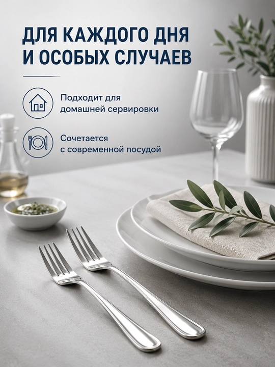 Набор столовых вилок 6 шт