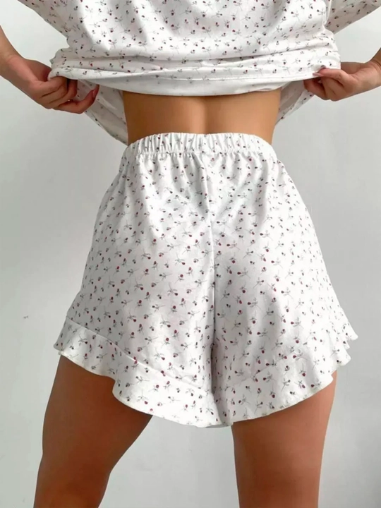 Pijama ayollar uchun (futbolka+shorti), paxta NEO