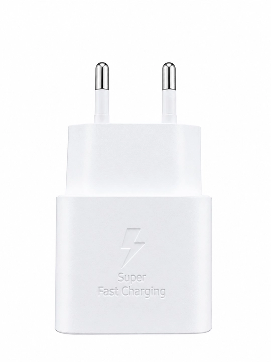 Samsung 25W Type-C quvvatlash qurilmasi zaryadchik Fast Charge kabeli bilan