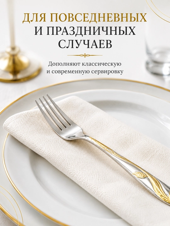 Набор столовых вилок 6 шт