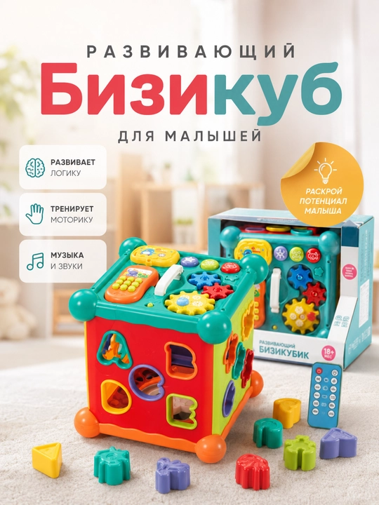 Rivojlantiruvchi bizikub – kichkintoylar uchun - 