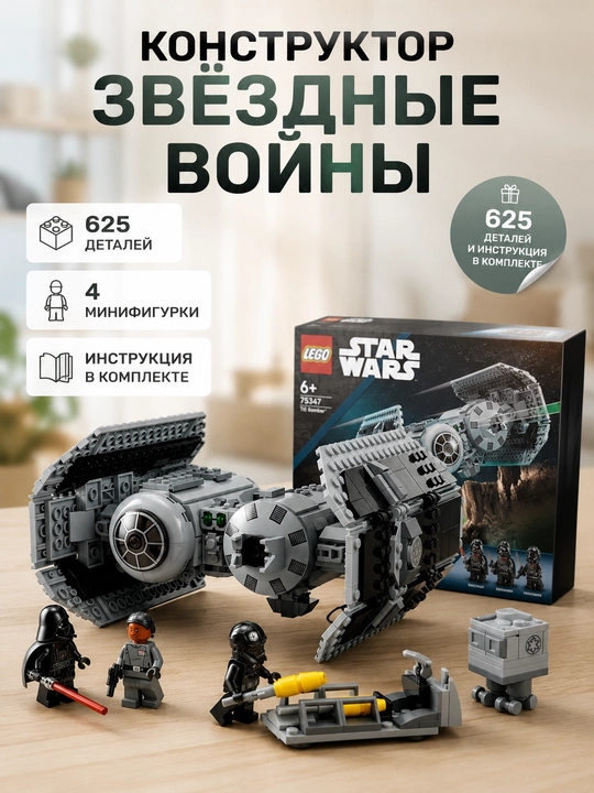 Конструктор «Звёздные войны» – космический истребитель