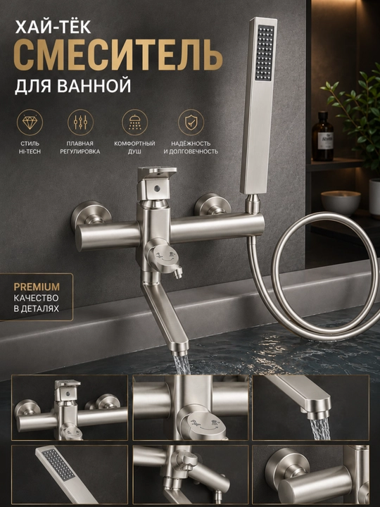 Смеситель для ванной - 