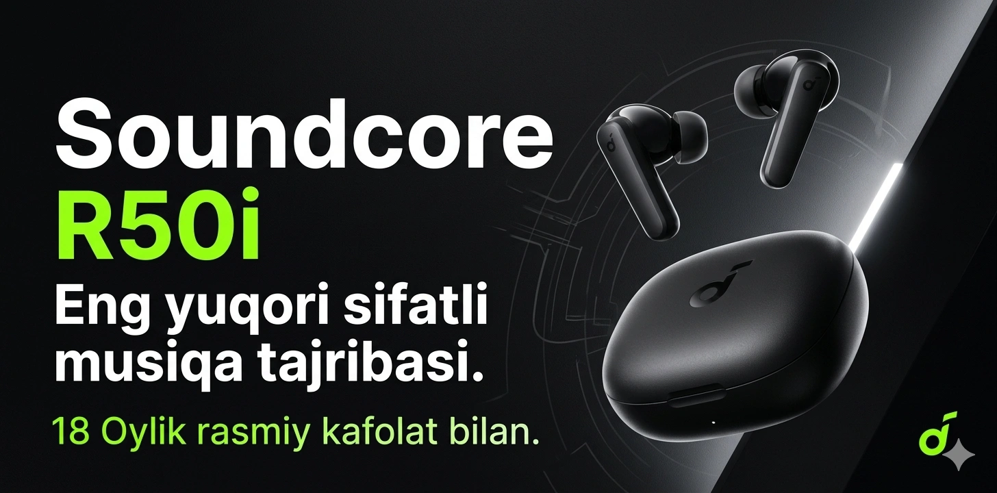 Simsiz quloqchinlar Anker Soundcore R50i, Bluetooth, sensorli naushnik, mikrofonli