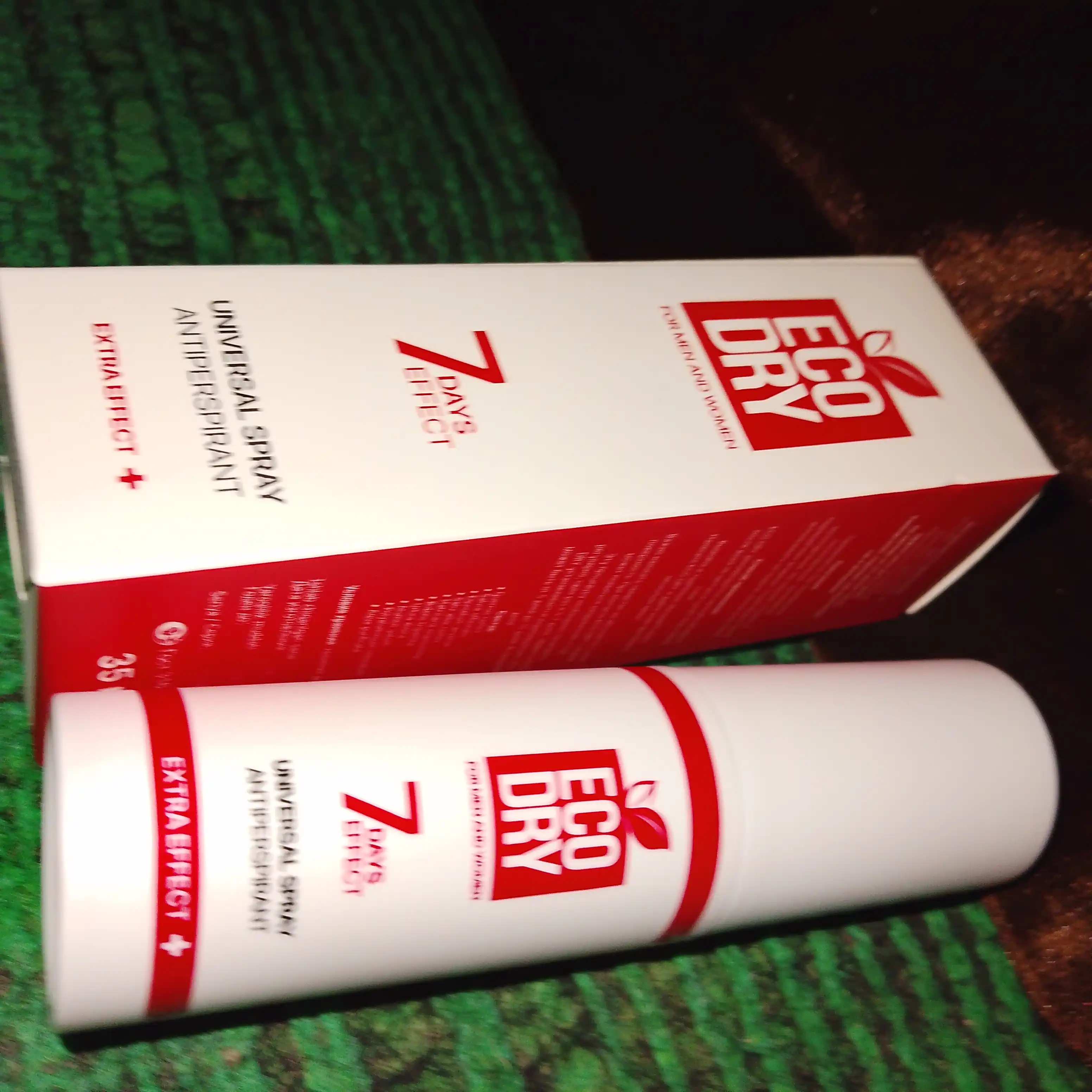 Antiperspirant sprey Eco Dry Universal, terlashga qarshi samarali vosita, 35 ml