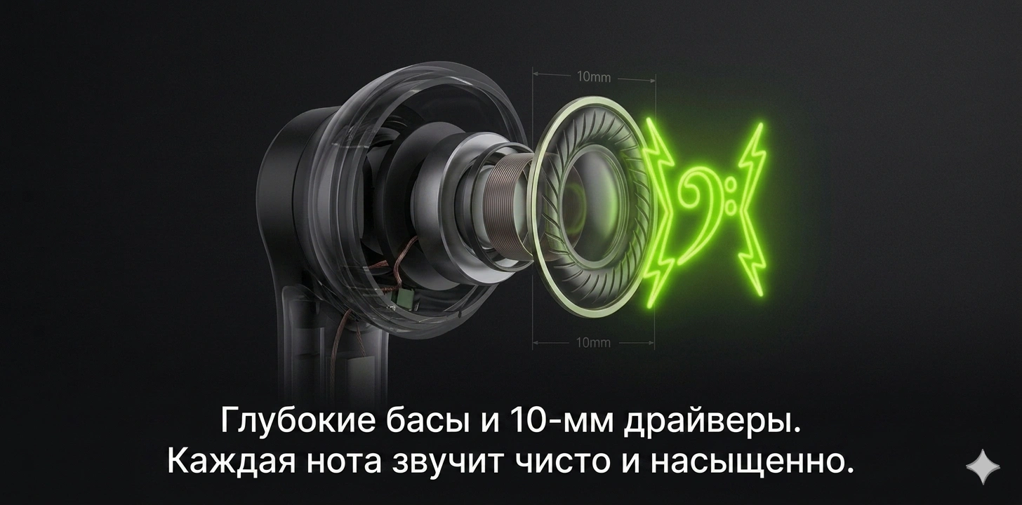 Simsiz quloqchinlar Anker Soundcore R50i, Bluetooth, sensorli naushnik, mikrofonli