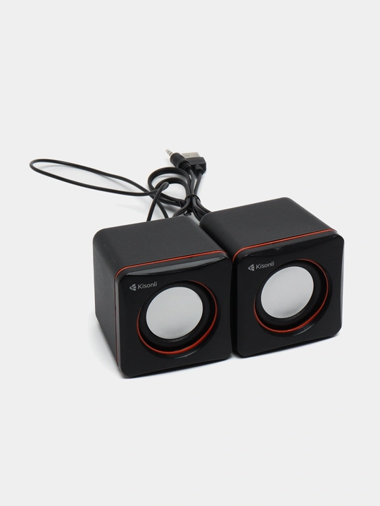 Колонки для компьютера Kisonli V350, USB колонки, мини акустика