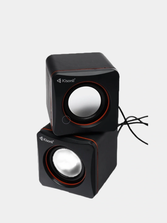 Колонки для компьютера Kisonli V350, USB колонки, мини акустика
