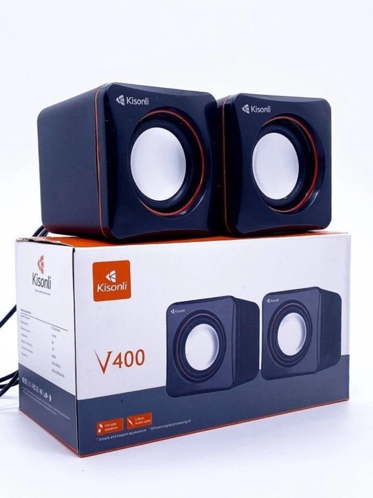 Колонки для компьютера Kisonli V350, USB колонки, мини акустика