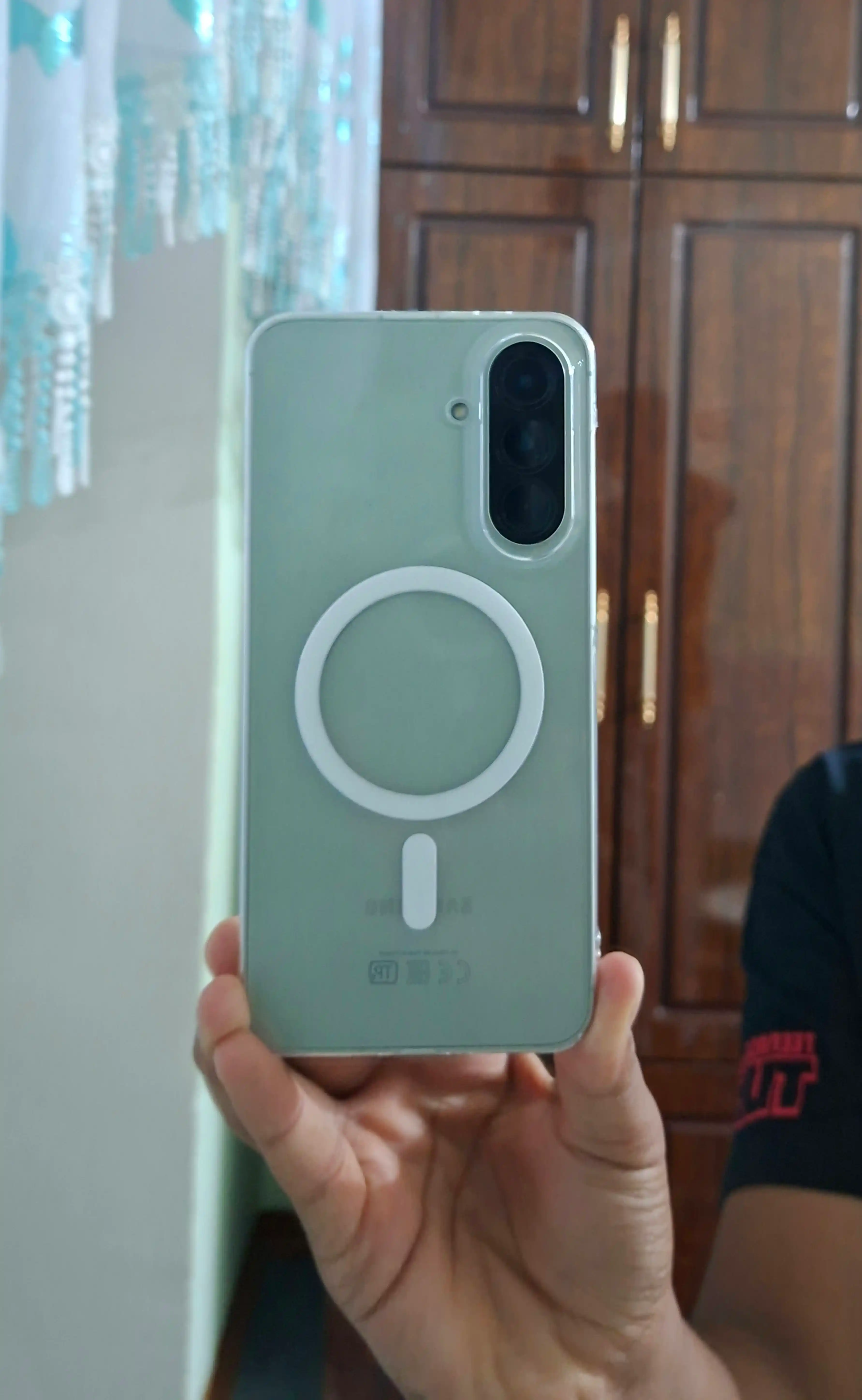 Samsung A14 dan S25 Ultra gacha Shisha Prozrachni Chexol MagSafe Shaffof Himoya G‘ilofi