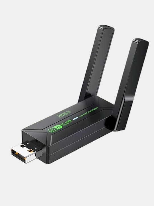 USB WiFi адаптер JH N550 JH-N551 (WiFi 6 + Bluetooth 5.4)