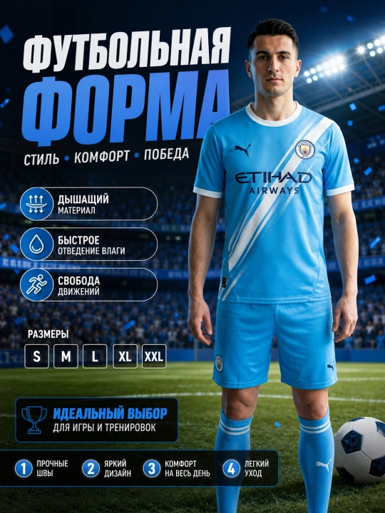 Футбольная форма манчестер сити 2026 - 