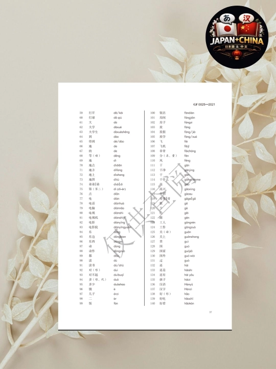 New HSK 1–9 Уровни. Словарь и Список Слов Китайского Языка. Без CD