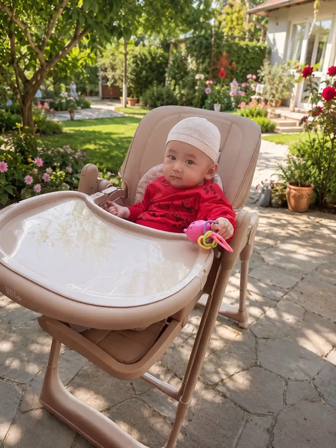 Детский стульчик для кормления + качели для детей Kidilo, 3 в 1, стульчик для детей