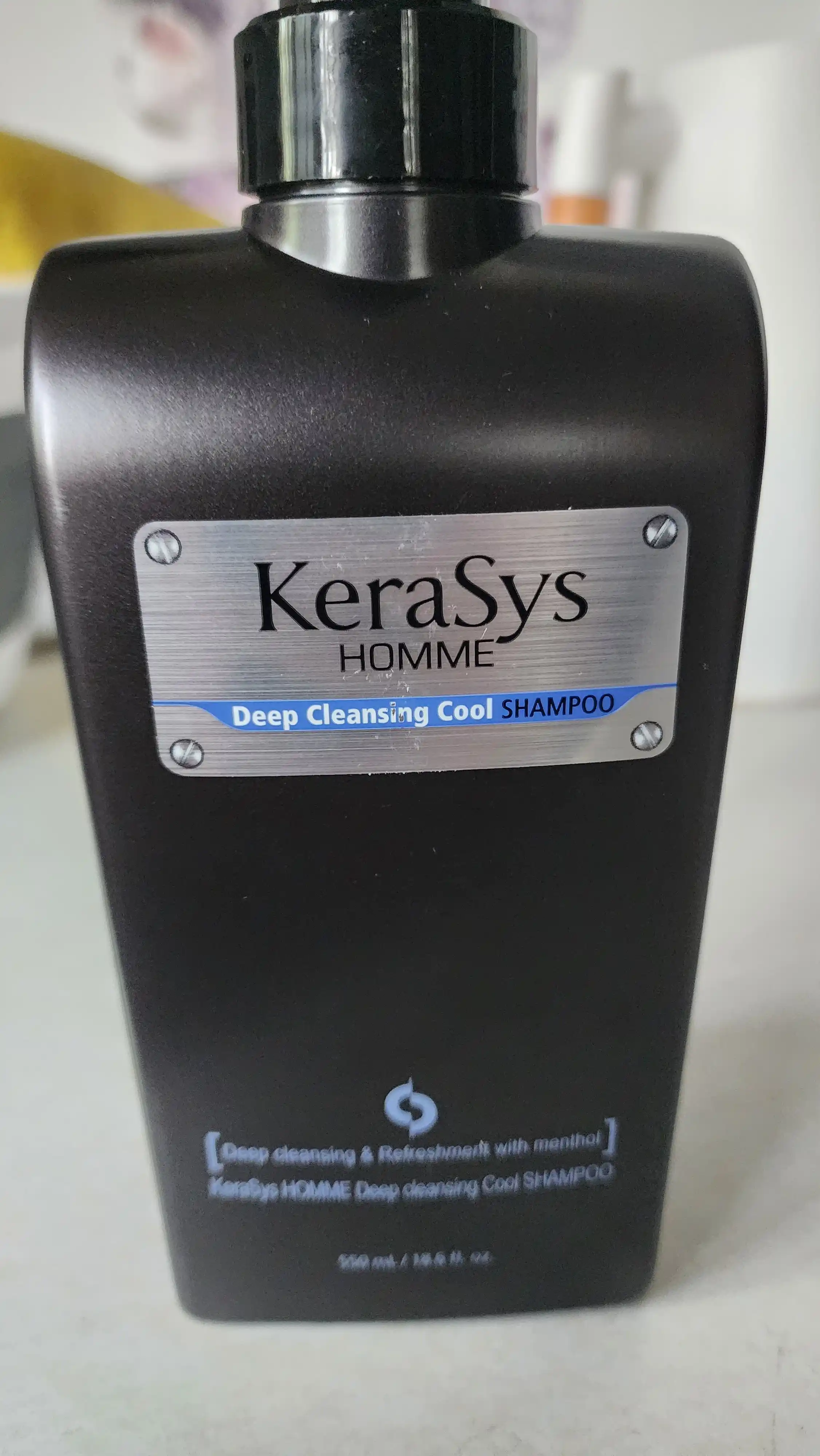 Шампунь для мужчин, глубокое очищение с ментолом, Kerasys Homme, 550 мл