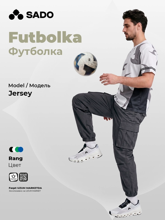 Sport oversize futbolka-jersey SADO - 