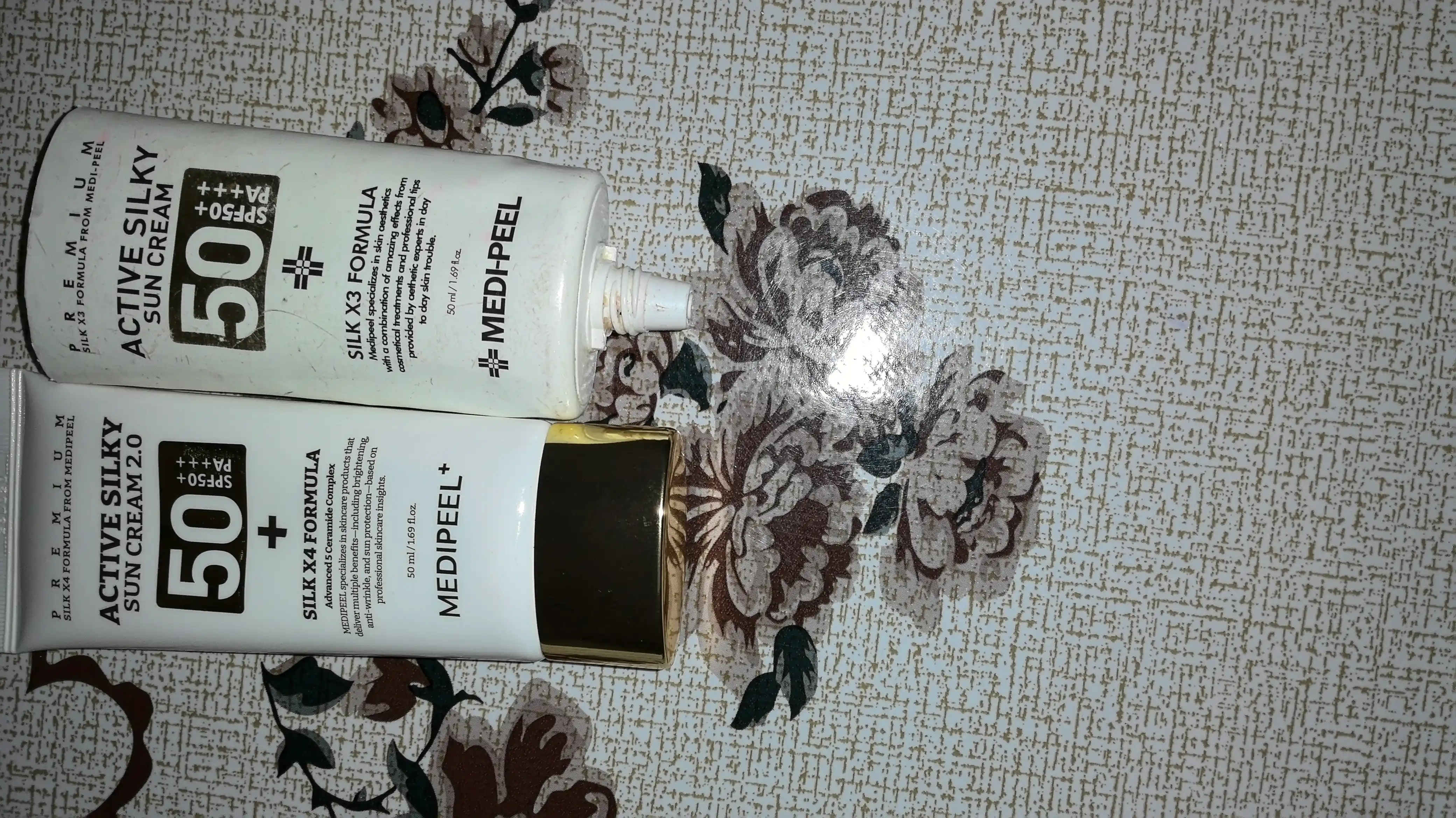 Quyoshdan himoya qiluvchi yuz kremi MEDI-PEEL Active Silky Sun Cream SPF 50+, 50 ml