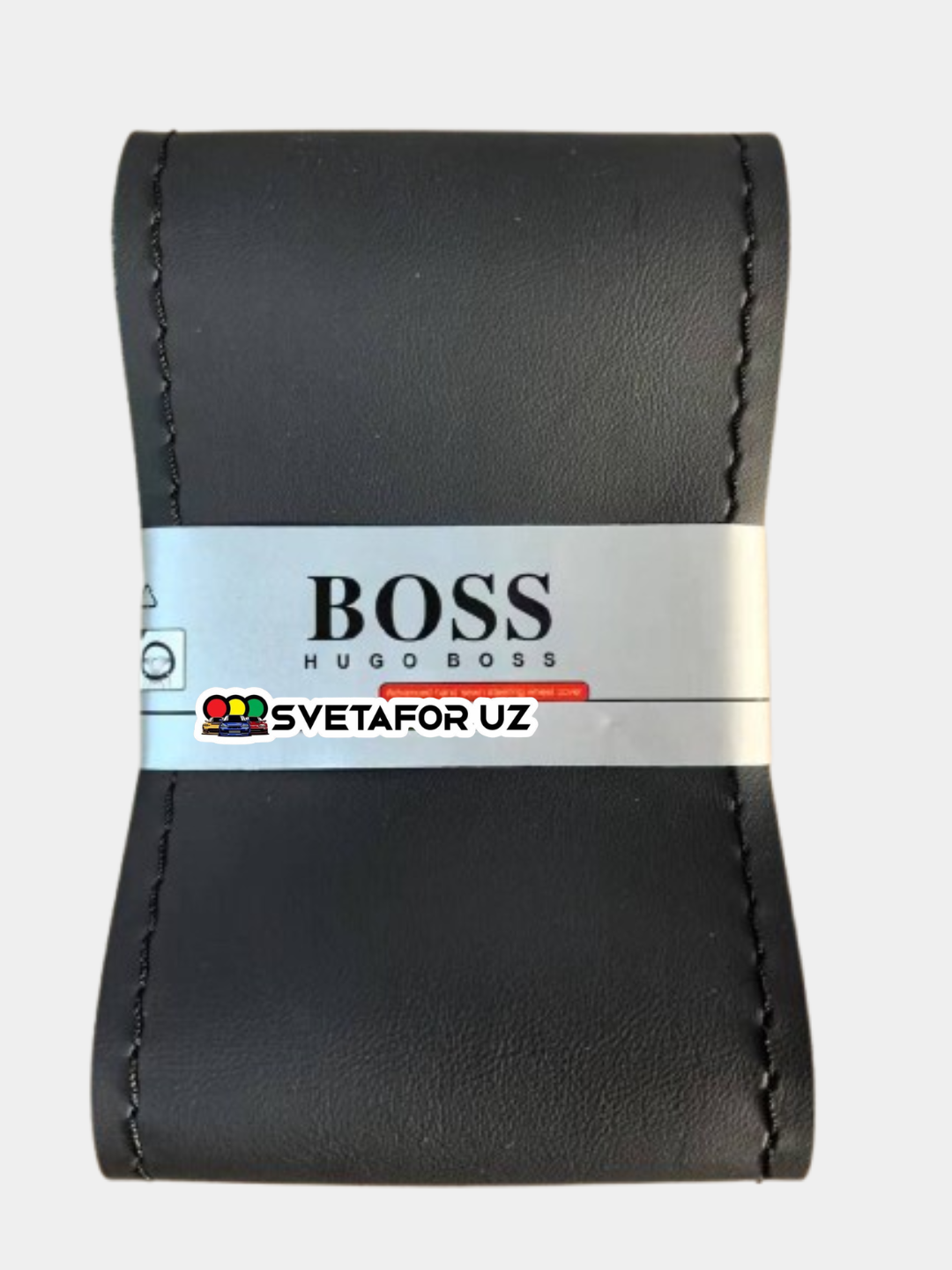 Avtomobil BOSS rul chexol tikiladigan, nafas oluvchi, qulay va eko charmdan - 