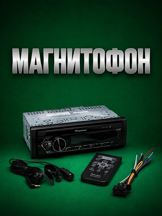 Magnitofon Pioneer MVH-S325BT Bluetooth avtomagnitola, 1DIN, 4x50W
