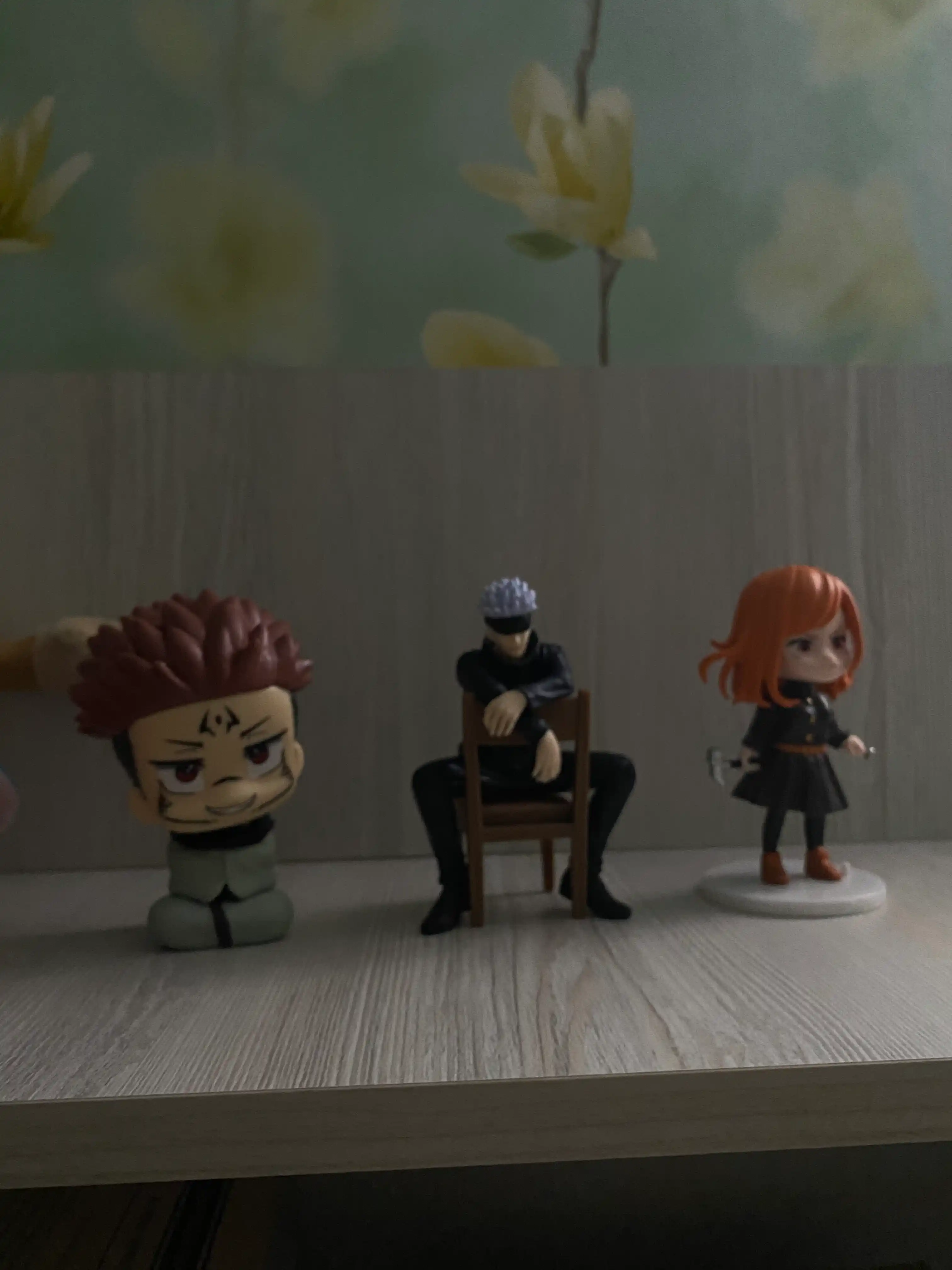Jujutsu kaisen, gojo, sukuna, toji anime figurkalari