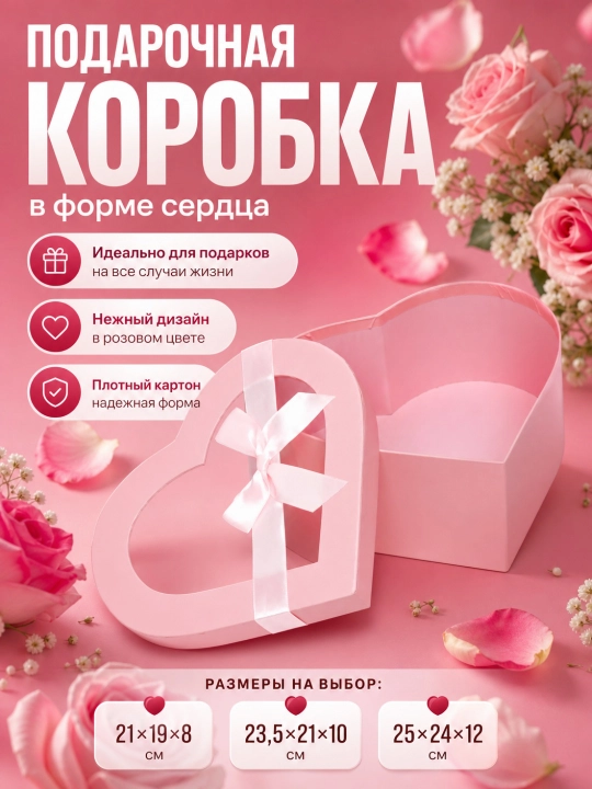 Коробка в форме сердца
