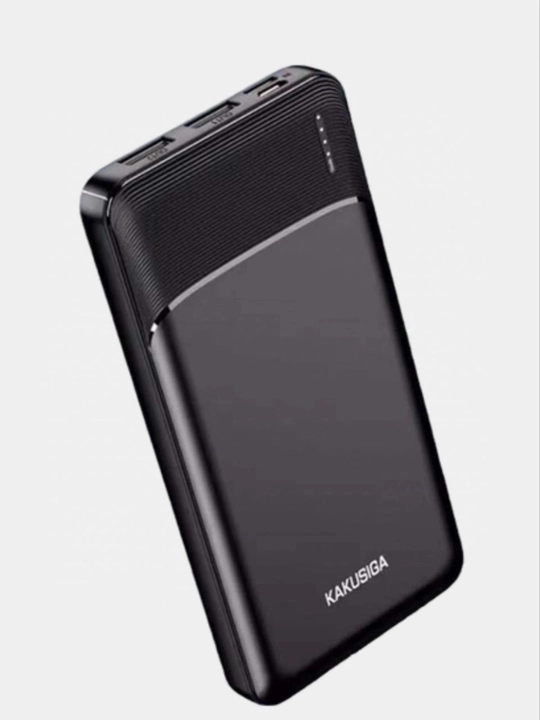KAKUSIGA Power Bank 10000 mAh – Быстрая зарядка, 2 USB, Type-C, портативный аккумулятор
