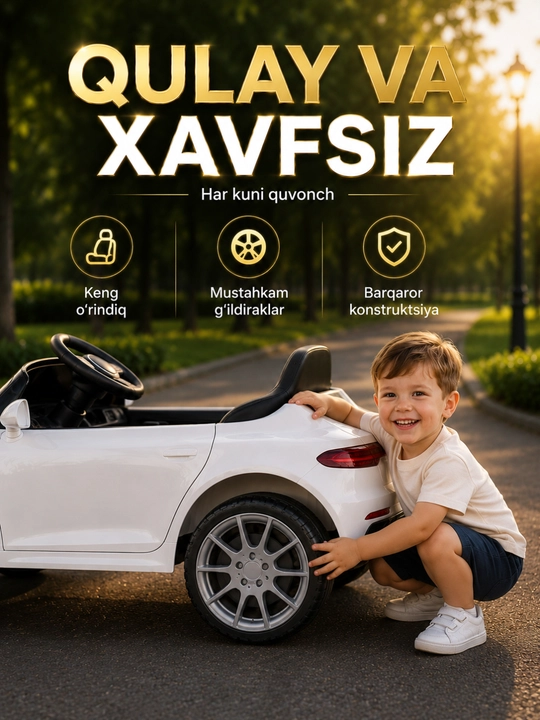 Bolalar elektromobili, tezyurar mashina, elektrokar