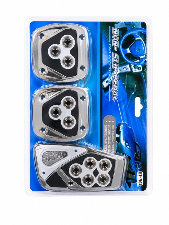 Universal sport pedal g‘iloflari 3 dona, Lacetti Cobalt Nexia Matiz Spark uchun - 