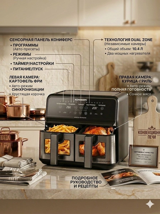 Conifer ZKR-7501 Air fryer