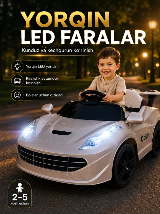 Bolalar elektromobili, tezyurar mashina, elektrokar