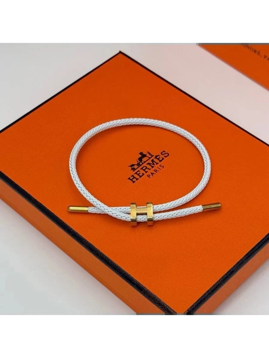 Браслет Hermes, браслет шнуровый женский элегантный современный