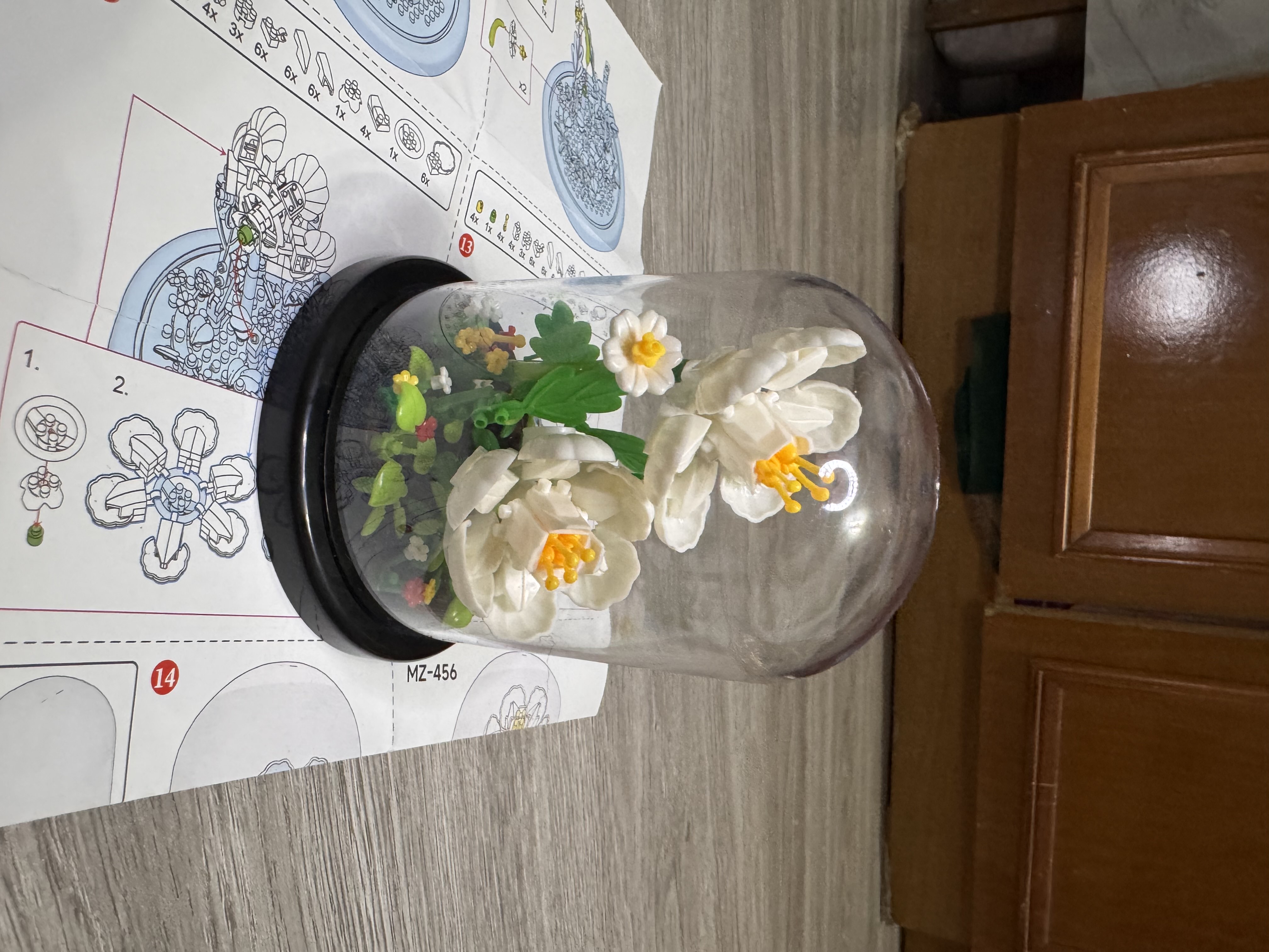 3D gullar konstruktori, mini-Lego, blokli konstruktor, rivojlantiruvchi o‘yinchoq