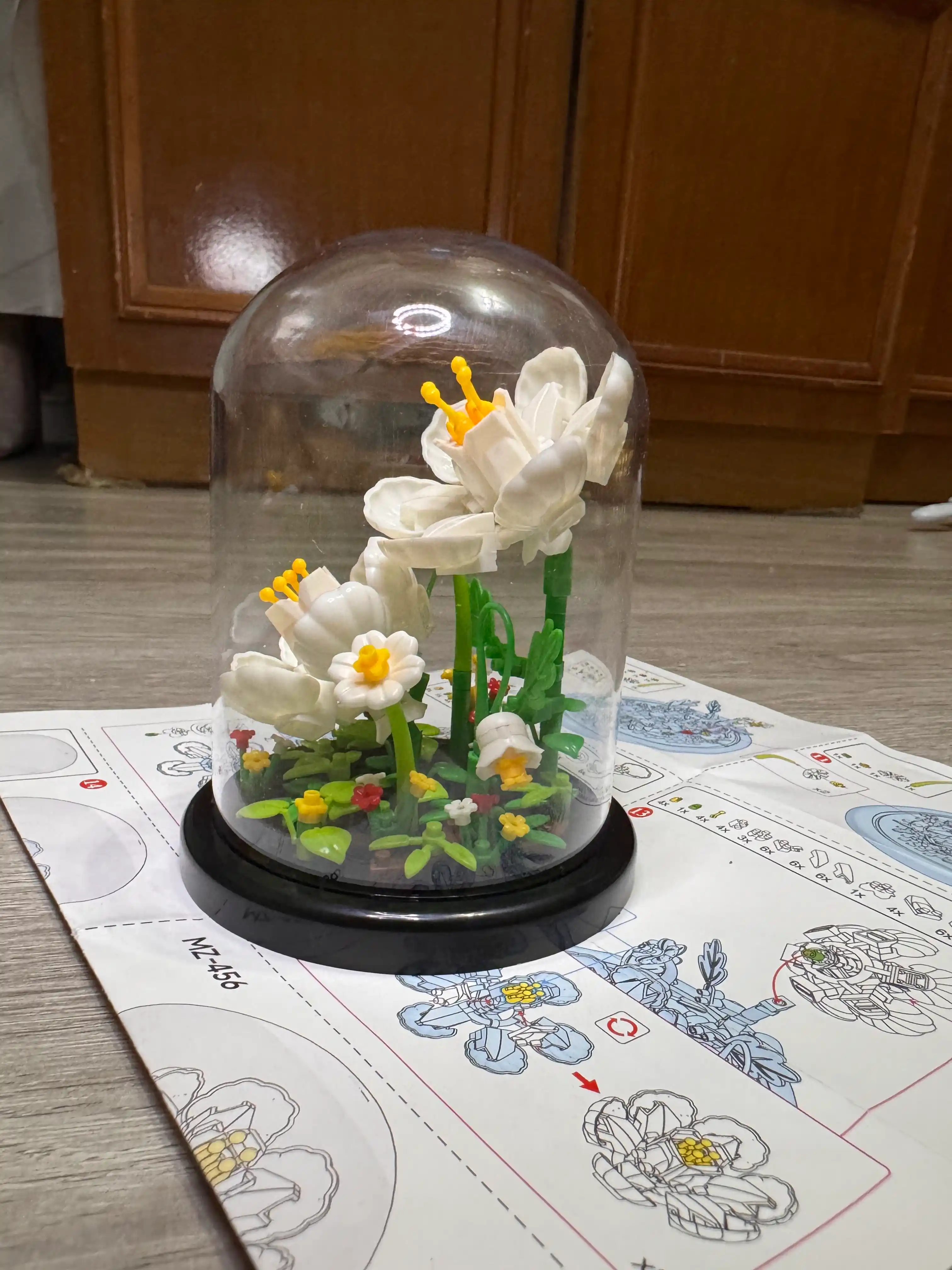 3D gullar konstruktori, mini-Lego, blokli konstruktor, rivojlantiruvchi o‘yinchoq
