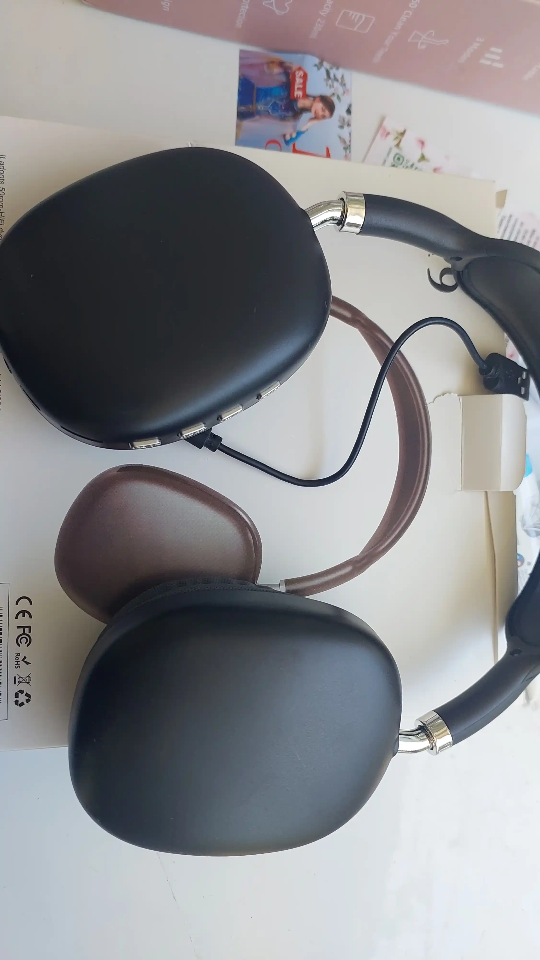 Simsiz quloqchinlar P9 Bluetooth, mikrofonli, to'liq o'lchamli