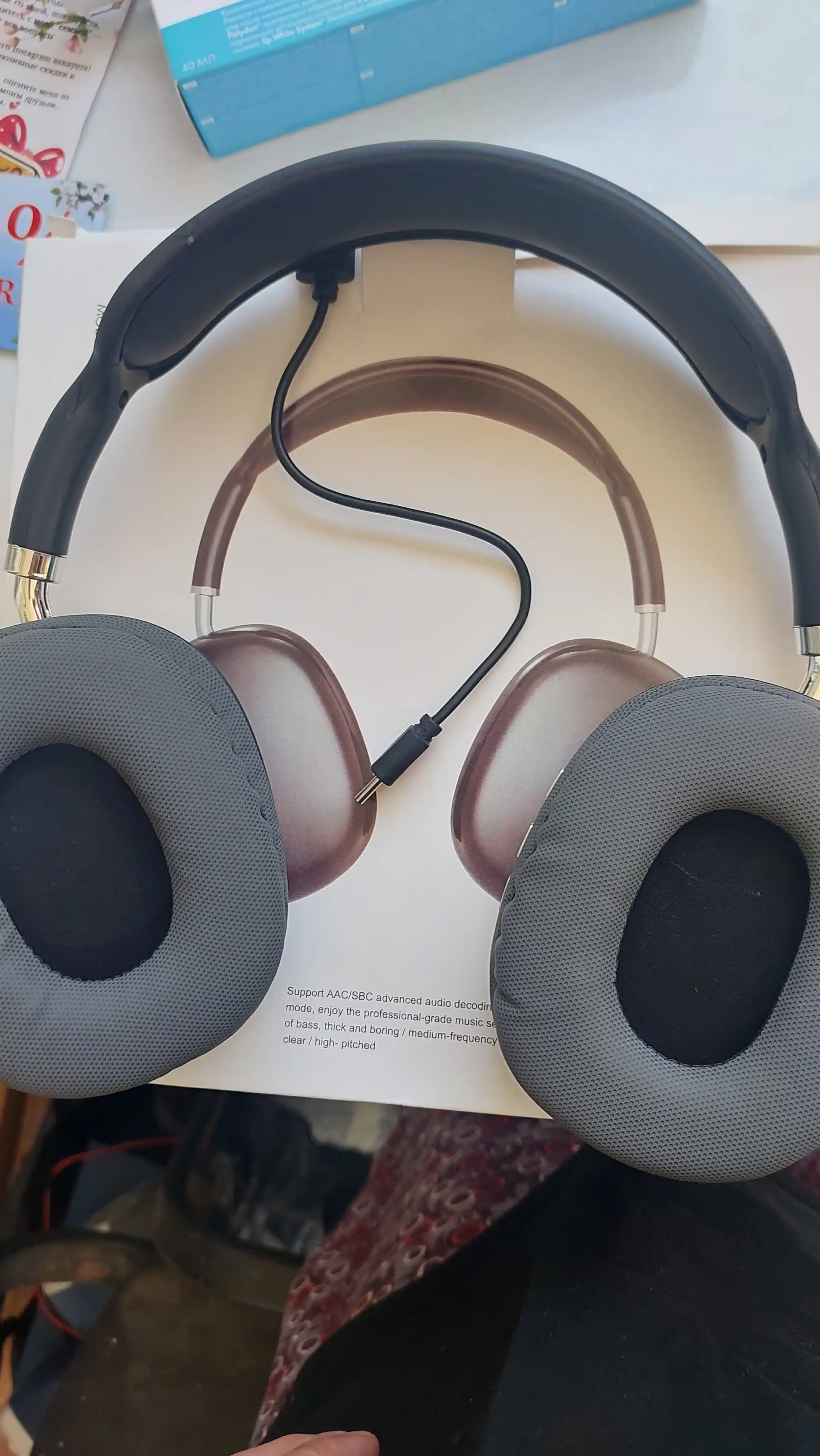 Simsiz quloqchinlar P9 Bluetooth, mikrofonli, to'liq o'lchamli