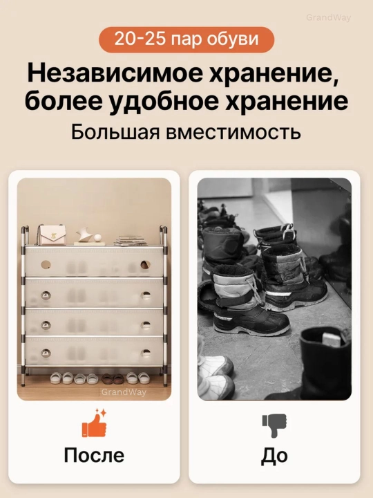 Обувница этажерка, подставка для обуви, шкаф для обуви, полка в прихожую