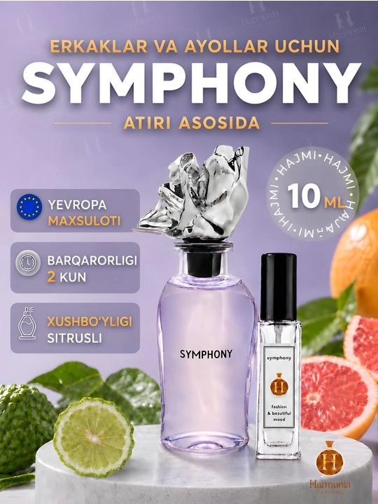Atirlar, Symphony, atirlar ayollar, Simfoniya atiri, atir, 3 ml 10 ml 30 ml