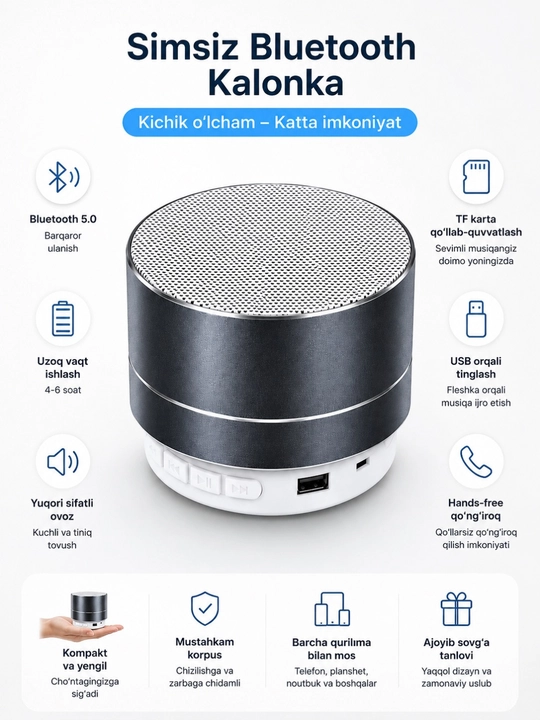JBL M3 Mini Portable Speaker - ixcham Bluetooth karnay - 