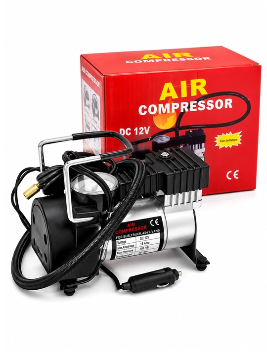 Avtomobil kompressori 12V universal elektronasos, shina nasosi, manometrli havo kompressor