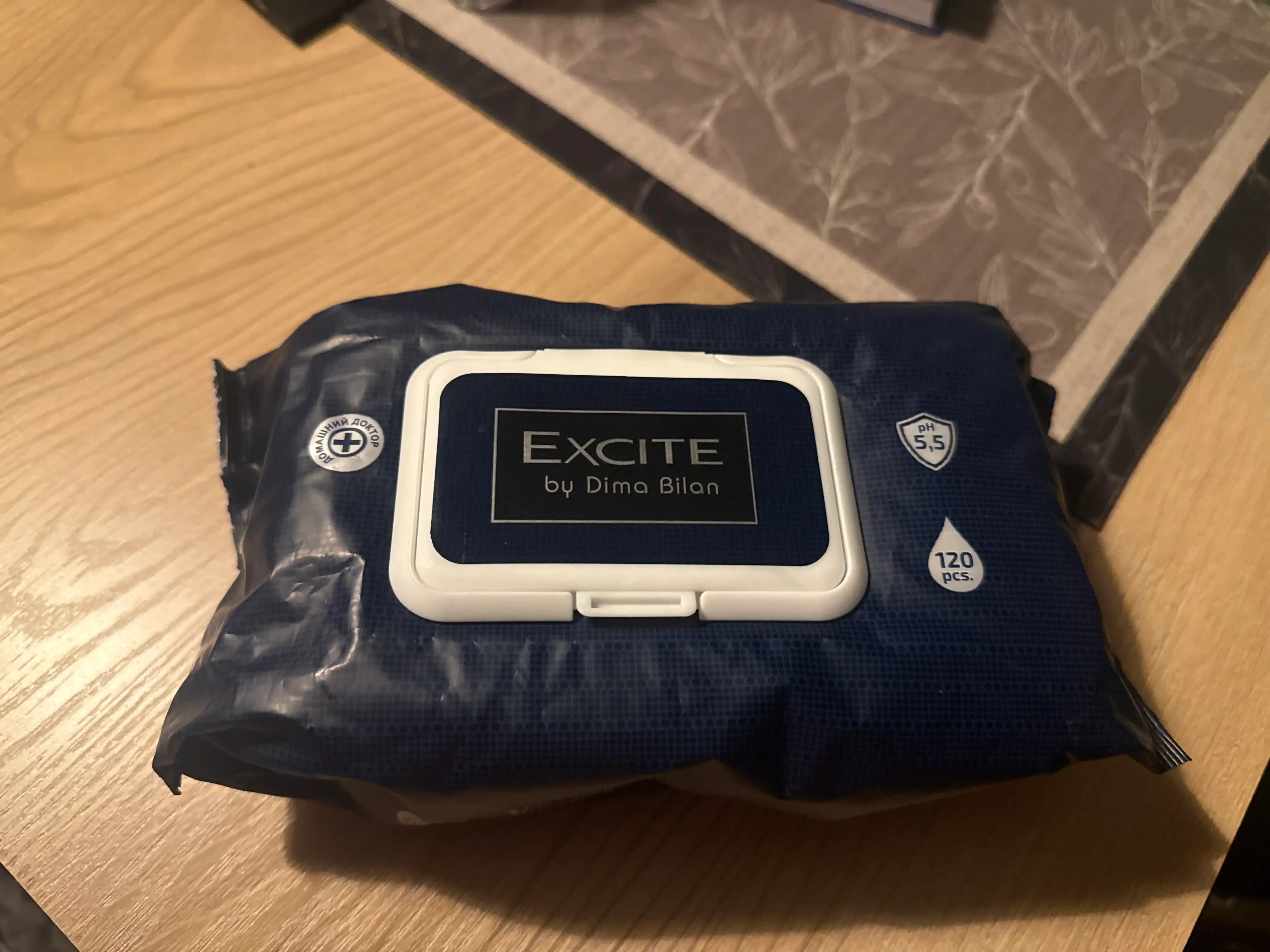 Влажные салфетки Excite, без спирта, pH 5.5, 120 шт