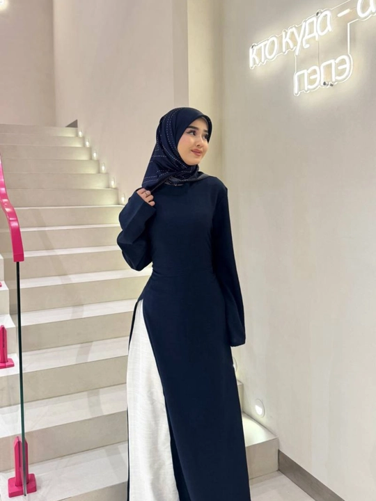 Dvoyka. Abaya va Sultanka ikkilik to'plam. Matosi Lyon. Ayollar va qizlarga standart 44-50