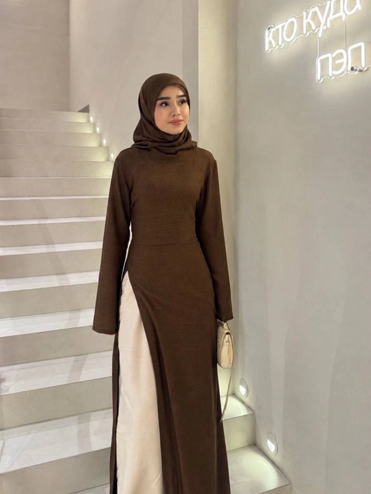 Dvoyka. Abaya va Sultanka ikkilik to'plam. Matosi Lyon. Ayollar va qizlarga standart 44-50
