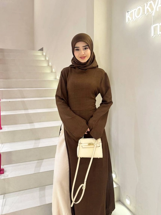 Dvoyka. Abaya va Sultanka ikkilik to'plam. Matosi Lyon. Ayollar va qizlarga standart 44-50