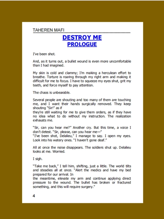 Shatter Me, Unravel Me, Defy Me, Imagine Me, Believe Me, Restore, Ignite Me. Tahereh Mafi