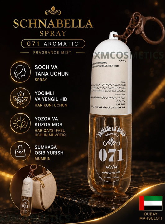 Schnabella Spray 048 Aromatic, спрей для волос и тела, 30 мл, аромат клубники и вишни